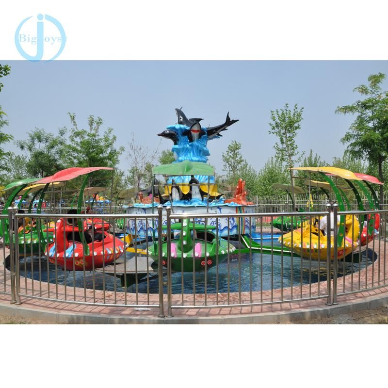 Family Amusement Ride Amusement Water Ride Shark Island for Kids and Parents