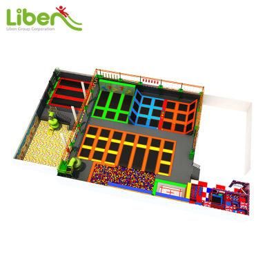 Ball Pit Spider Wall Jumping Bed with Sky Challenge Games