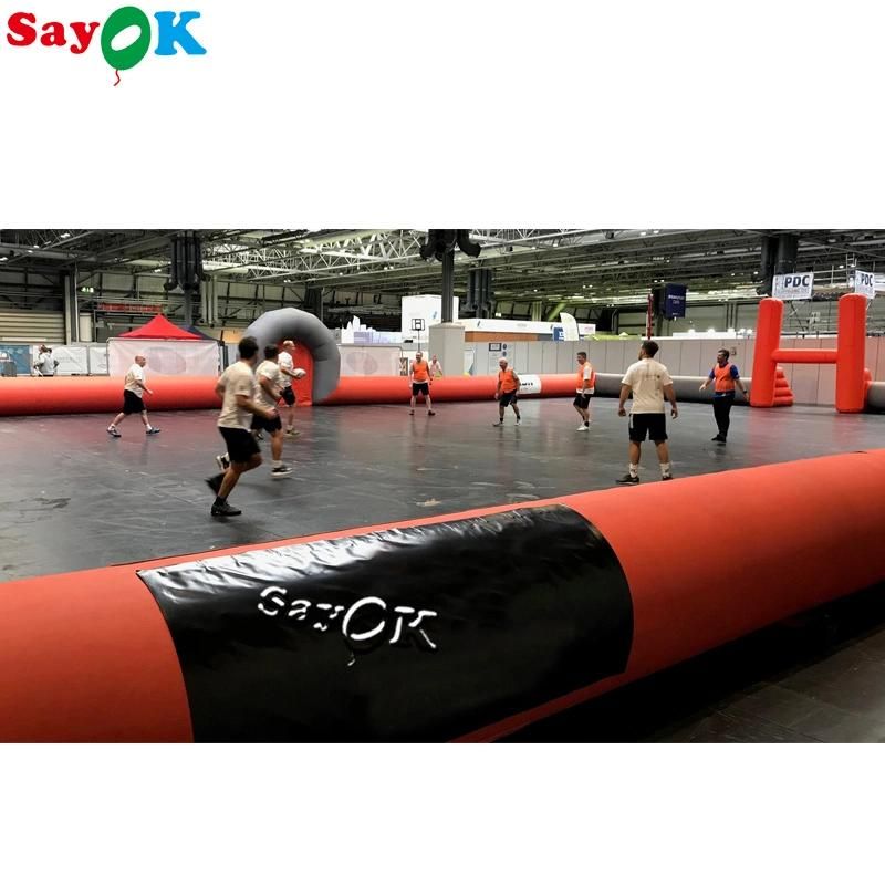 33X27m Outdoor Inflatable Sports Game Durable PVC Inflatable Rugby Goal Posts
