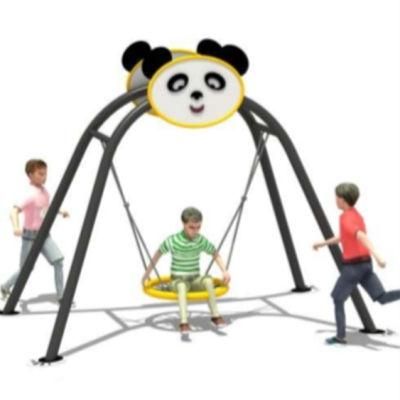Amusement Park Outdoor Playground Equipment Community Kids Cartoon Swing Set