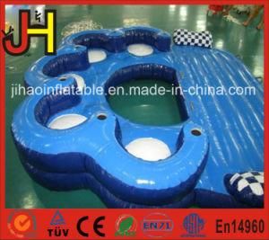 Cool Design Inflatable Floating Lounge Island for Sale