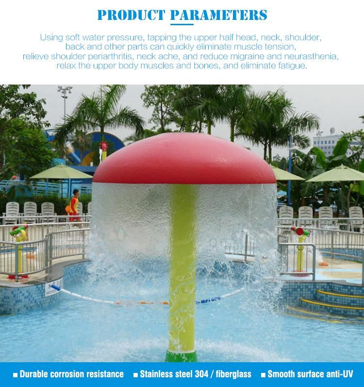 Pool Equipment Stainless Steel Water Park Mushroom Shower for Sale