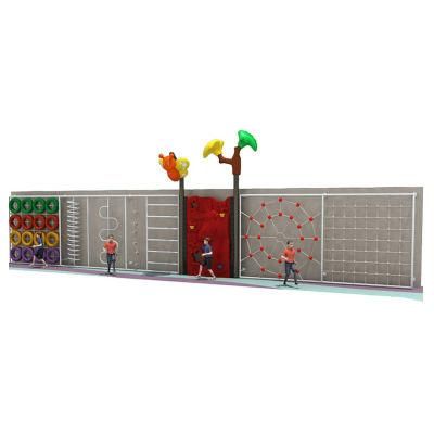 Factory Customized Preschool LLDPE Plastic Jungle Gym Outdoor Rock Climbing Wall Set for Children