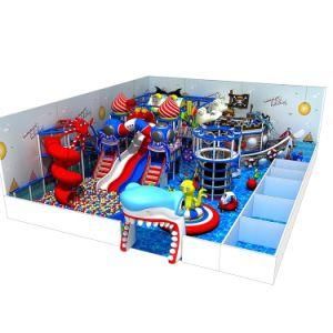 Custom 15mx18mx5.7m Dinosaur Shape Pirate Ship Kids Indoor Playground Adventure Foam Soft Play Naughty Castle for Sale