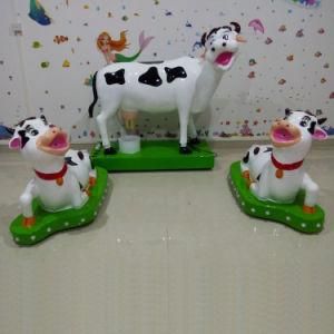 Newest and Funny Playground Equipment Farm Theme Cow Set (MC004)