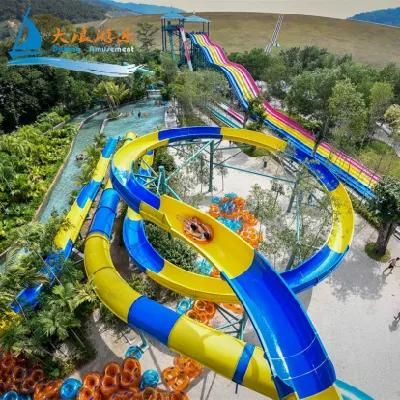 Fiberglass Aqua Slide Adult Water Slide Commercial Water Slide Price Pool Park