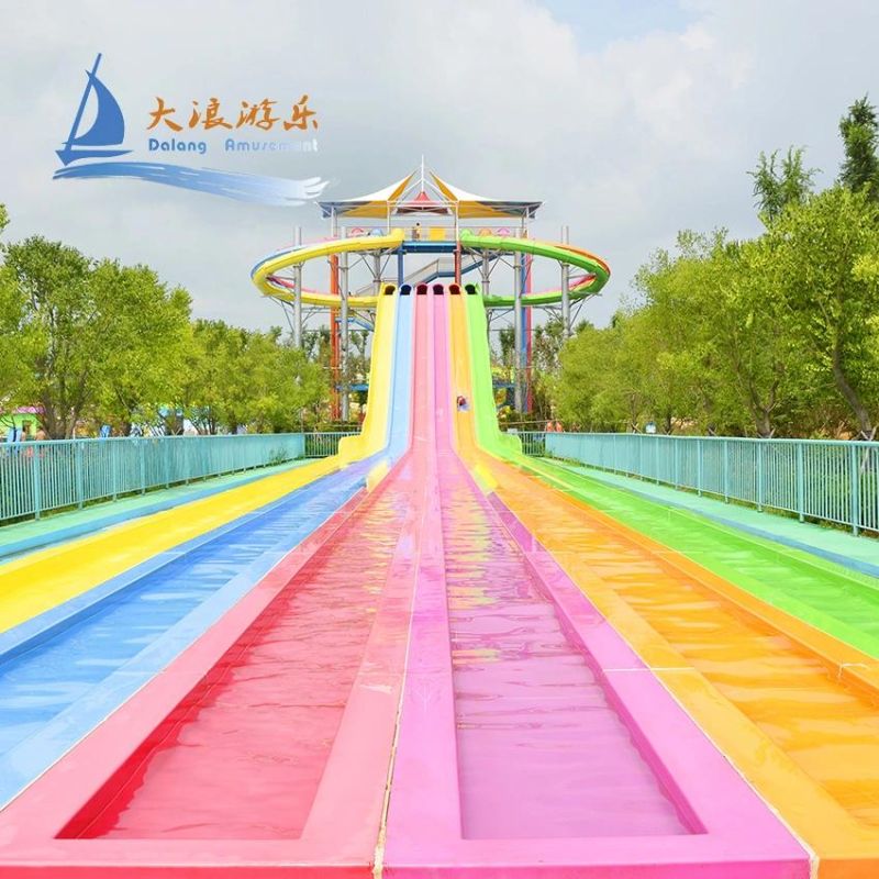 China Aqua Group Indoor Slide Commercial Pool Slide Fiberglass