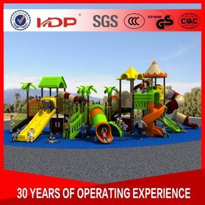 Assessed Supplier Amusement Park Large Plastic Slide Outdoor Playground