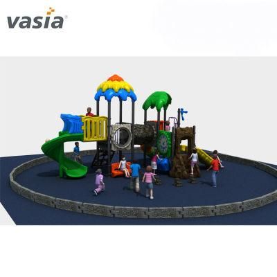 Colorful Outdoor Playground Slide in The Park for Children