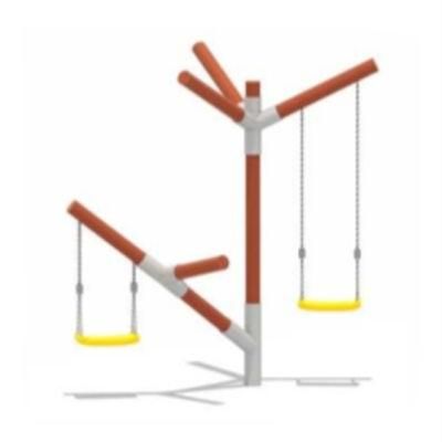 Park Outdoor Swing Set Community Kids Playground Equipment