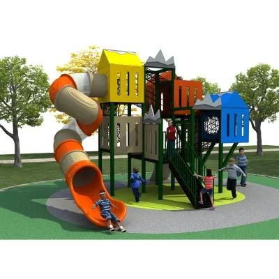 Funny Kindergarten Custom Plastic Children Sport Outdoor Playground Theme Amusement Park with Slide