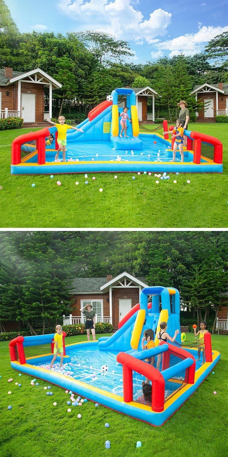 Custom Inflatable Bouncer with Slide Pool for Amusement