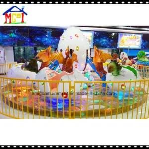 Happy Dinosaur Egg Ride Merry Go Round for Children&prime;s Indoor Play Land