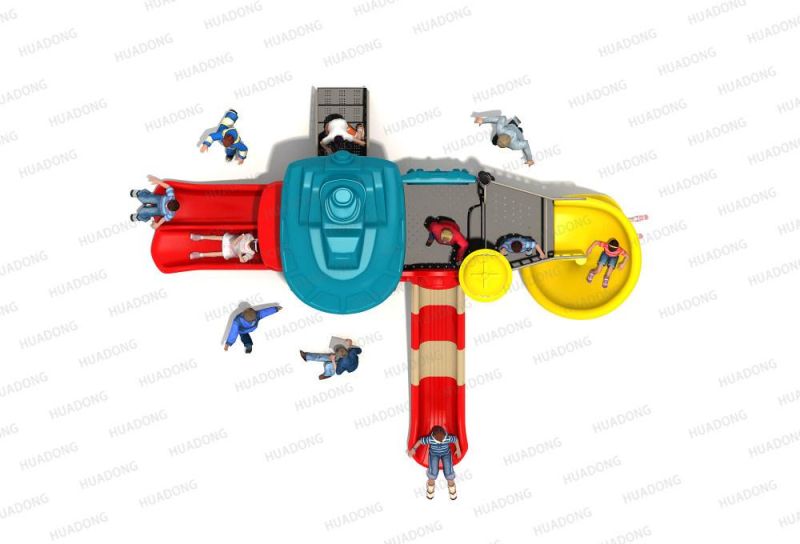 Sai Ya Hao Serie Outdoor Playground Plastic Children Slide