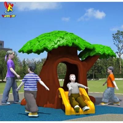 Magic Treehouse Cheap Outdoor Plastic Slide Indoor Kids Playground Equipment for Kindergarten