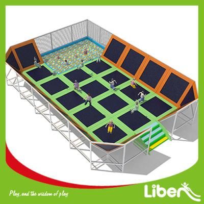 2014 Wholesale Professional Manufacturer Large Kids Indoor Bungee Trampoline Park Le. Bc. 057