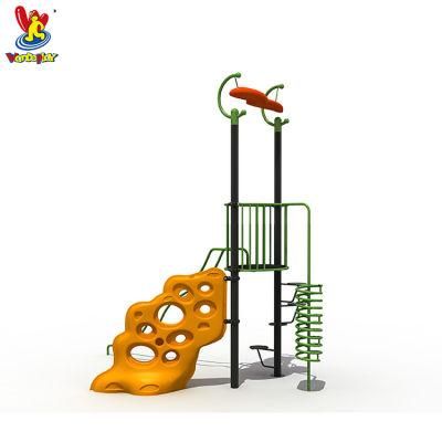 Wandeplay Outdoor Plastic Playground Climbing Equipment Used for School