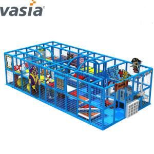 2020 High Quality Kids Colorful Theme Indoor Playground with Big Slides