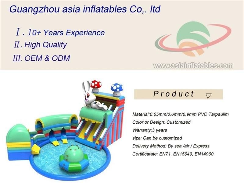 Outdoor Commercial Inflatable Water Amusement Park Inflatable Water Playground Design