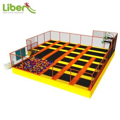 Liben Group Children Play Game Indoor Commercial Trampolines for Park