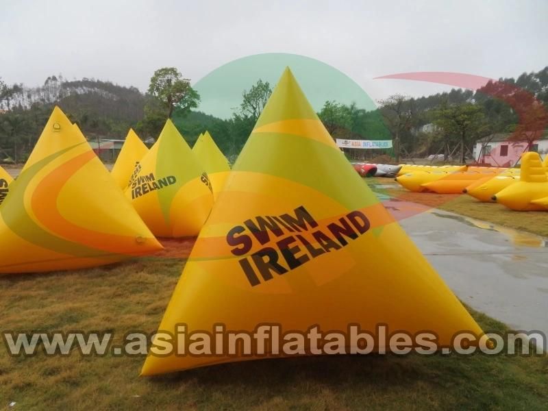 Pyramid Shape Inflatable Water Buoys Inflatable Buoy Marker