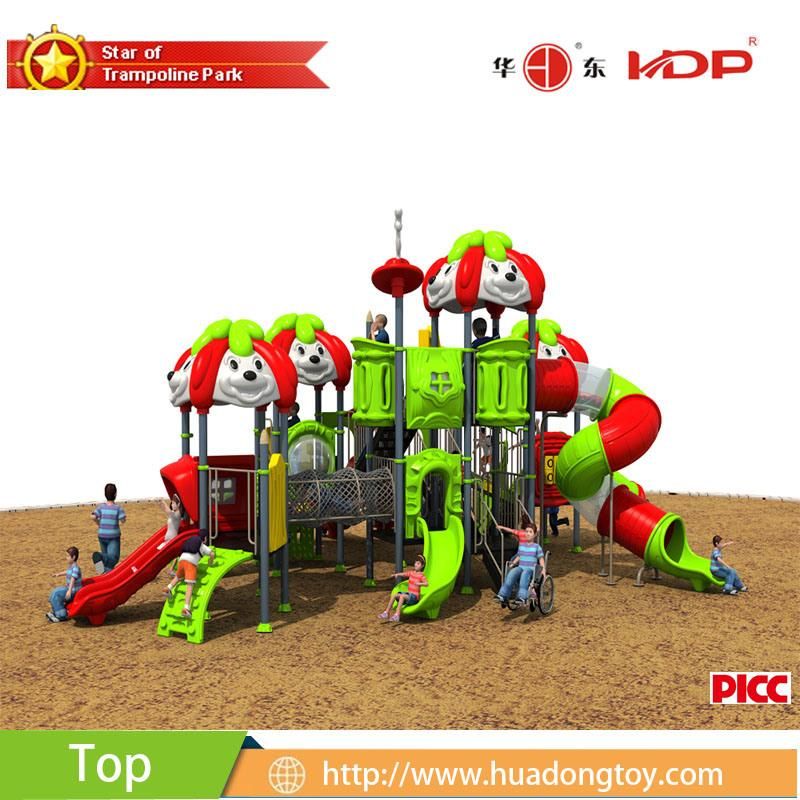 Outdoor Plastic Playground Kids Playground Slide