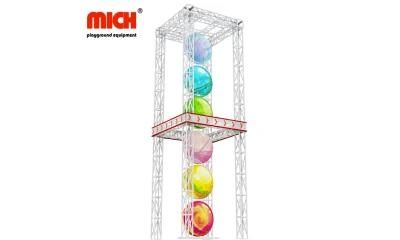 Mich Spectacular Independence Climbing Wall with Aluminum Alloy Frame Support