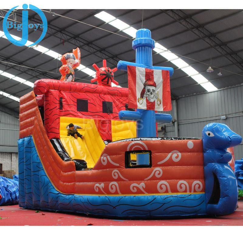 Inflatable Pirate Bouncer, Commercial Cheap Inflatable Slide