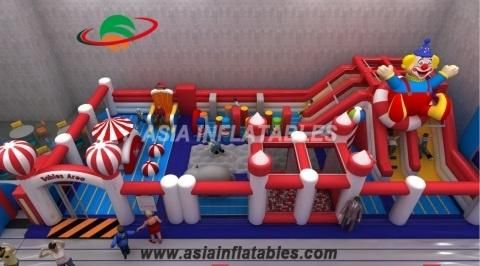 Large Inflatable Adventure Sport Theme Park, Indoor Jumping Bounce House Playground, Inflatable Air Park for Sale