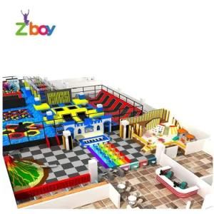 Popular Mall Kids Play Area Equipment Toddler Naughty Castle Children Jungle Soft Indoor Playground for Sale