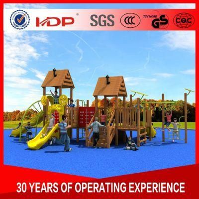 New Nursery School Different Size Kids Wooden Outdoor Slide, Baby Wooden Play Yard