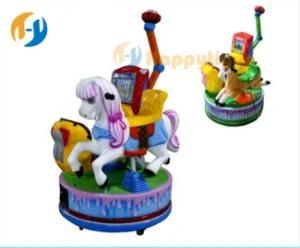 Two Seat Child Rocking Machine Children&prime;s Indoor Playground Equipment Coin Operated Game Machine