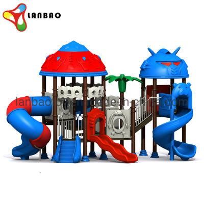Outdoor Kids Playground Flooring with Children Swings and Slide