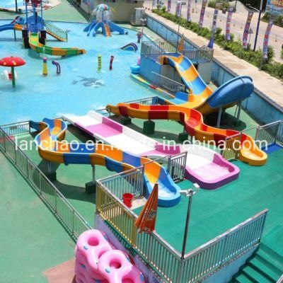 Kids Mini River Slide Family Water Park Equipment