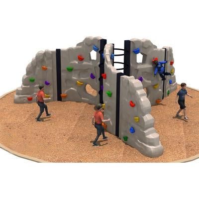Latest Design Outdoor Plastic Rock Climbers Climbing Wall Jungle Gym for Kids