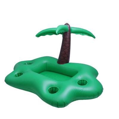 Outdoor Island Modeling Inflatable Multifunctional Bottle Holder Inflatable Water Tray