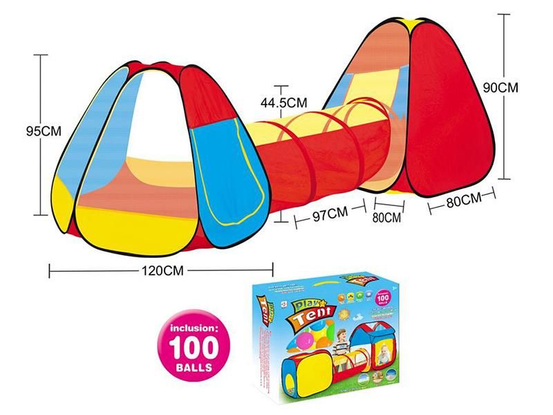 Cartoon Indoor Outdoor Foldable Tent Kids Play Tent