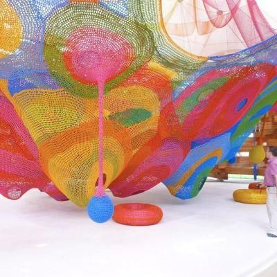 Kids Indoor Play Item New Indoor Rainbow Climbing Nets for Children Playground Equipment