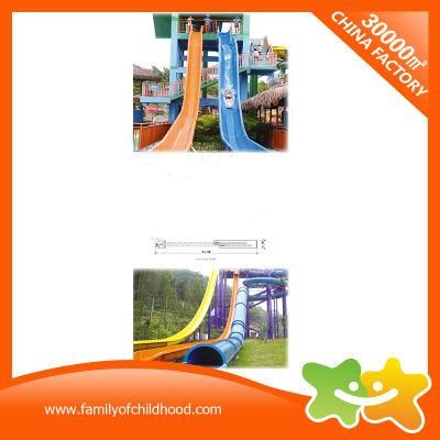 Big Exciting High Speed Pool Slide Play Ground Equipment for Kids and Adults