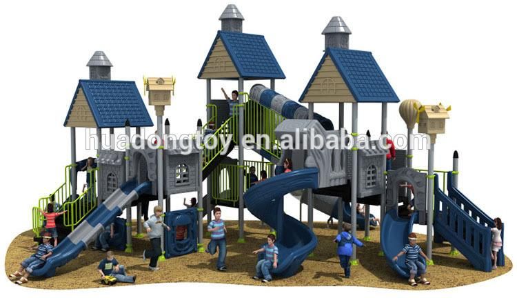 Most Popular Children Outdoor Playground Plastic Slides