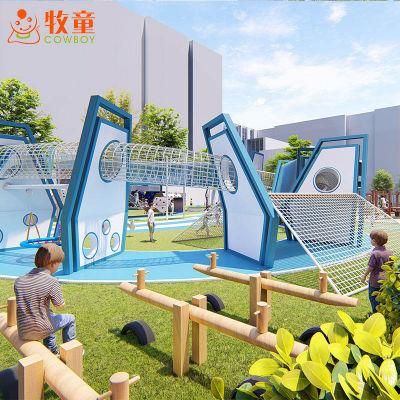 Kids Outdoor Playground Combing Swing and Slides