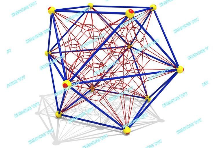 Quality Children Polyhedron Climbing Rope Net Playground