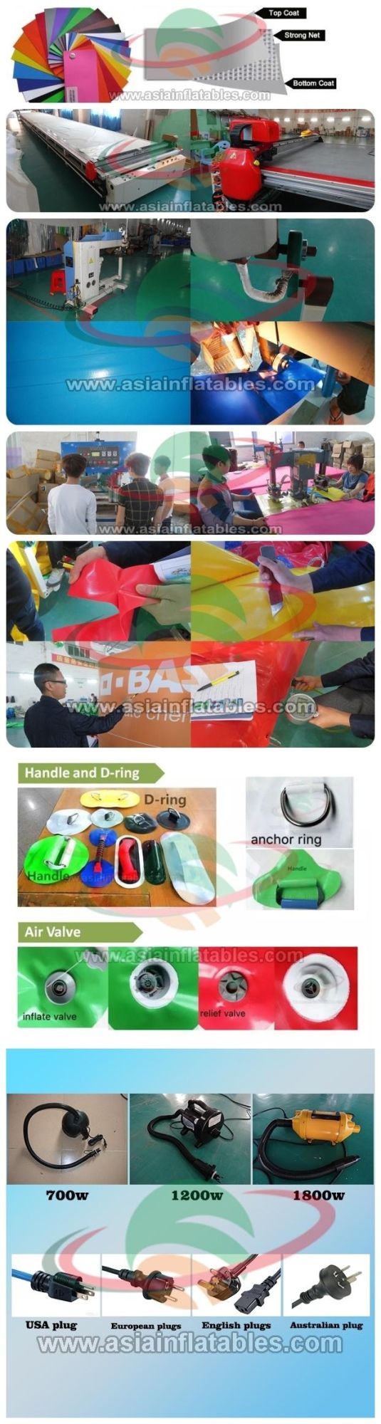 Giant Inflatable Aqua Fun Water Park for Obstacle Courses / Fioating Adventure Water Amusement Park