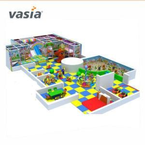 Large Space Plastic Slide Equipment, Indoor Soft Playground