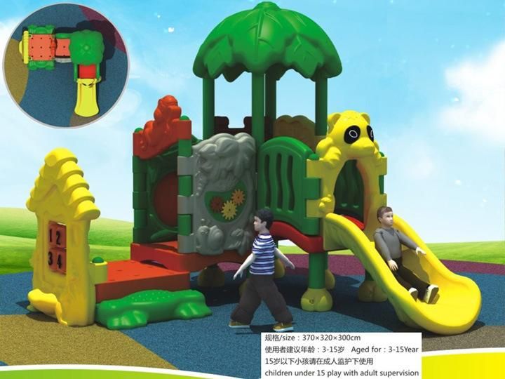 Amusement Park Children Outdoor Plastic Playground Equipment for School