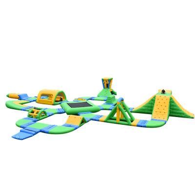 Outdoor Amusement Inflatable Water Park with Bouncer Slide