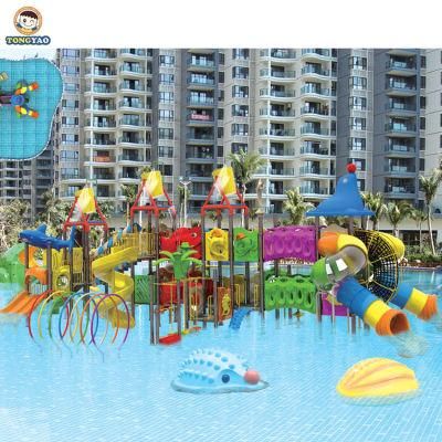 Used Playground Equipment Outdoor Plastic Water Slide Playground for Kids