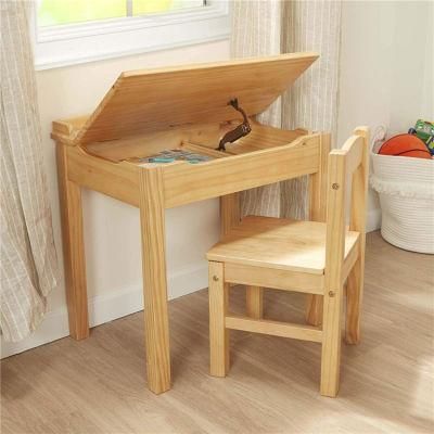 Child Wooden Furniture Sets Activity Desk Kids Study Children Table and Chair