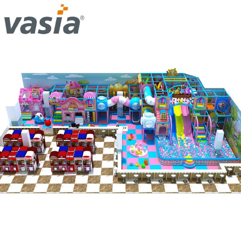 Vasia Children Multi Function Indoor Soft Playground Equipment