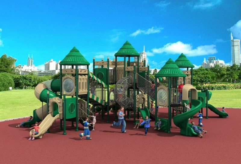 2017 New Design Outdoor Playground Equipment Children Slide HD17-009A